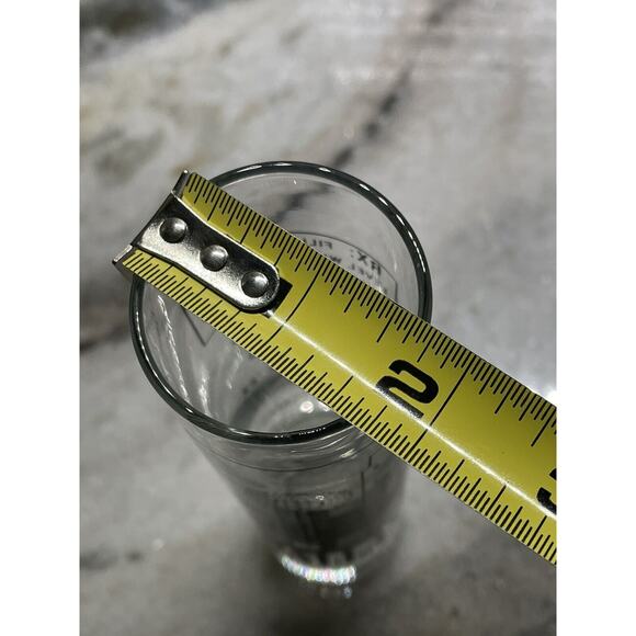 Funny Souvenir Tall Shot Drink Glass Dallas Texas Vintage Fill To Problem Level - Picture 7 of 8